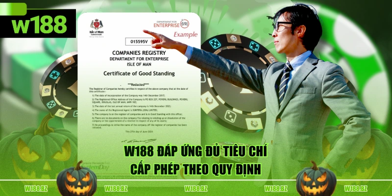 W188 đáp ứng đủ tiêu chí cấp phép theo quy định